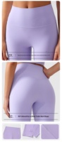 Ensemble de yoga personnalisé pour femme, deux pièces, taille haute, respirant, effet galbe fessier