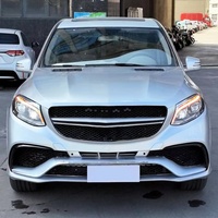 Kit de Carrocería con Parachoques Delanteros y Traseros Nuevos y Mejorados para ML W166 2011-2015, Edición sin Pérdidas, Fijación con Tornillos, Estilo AMG para Benz GLE W166