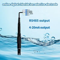 Surveillance de la qualité de l'eau en ligne Capteur sélectif d'ions en ligne Rs485 Capteur d'ions de chlorure