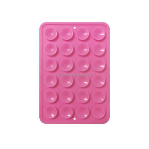 Support de téléphone à ventouse double face en silicone, support de téléphone adhésif pour iPhone Samsung, selfies mains libres, maintien solide - Product Image 1