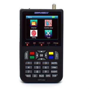 Vente flash : Chercheur de signal satellite numérique V9 avec écran LCD de 3,5 pouces, prise en charge DVB-S/S2 H.265 HD, garantie 12 mois - Product Image 3