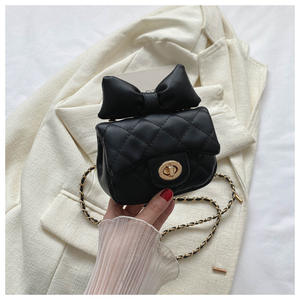 Son küçük kızlar prenses çantalar çocuklar için sevimli dantel yay çapraz vücut çanta çanta yürümeye başlayan çantalar - Product Image 5