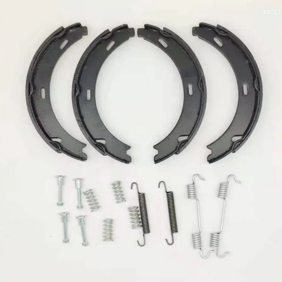 1244200220 repair kits spring ceramic hand brake shoe set parking brake GS8208 for MERCEDES-BENZ mounting manual