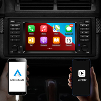 STWEI 7 inci Android AUTO Carplay Pemutar Video Multimedia Mobil Radio Bluetooth Navigasi GPS untuk BMW X5 E53 Seri 5 E38 E39