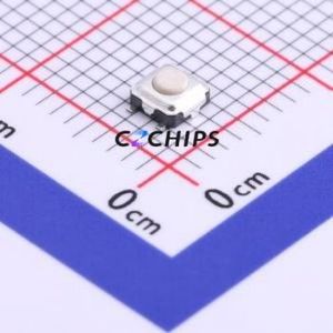 GT-TC026C-H015-L1 Tactile Switch SMD Switch Single Pole Single Throw Round Button 90gf Vertical Mount - Product Image 1