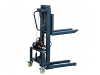 Chariot élévateur électrique compact et portable avec batterie au plomb-acide et déplaceur latéral hydraulique pour le chargement et le déchargement de marchandises