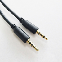 Câble audio stéréo TRRS 3.5mm mâle à mâle 4 pôles Câble microphone TRRS