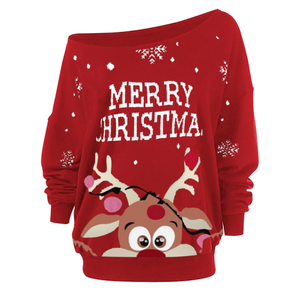 Suéter Navideño de Punto Elástico Grueso y Suave Antiarrugas para Mujer, Novedades de Invierno 2021 - Product Image 6