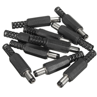 Nouveau connecteur d'alimentation CC Type C-Power CP-DC0101, prise mâle 5,5x2,1 mm, adaptateur à souder, matériau ABS, certifié CE