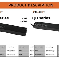 Alimentation électrique encastrée 40 V CC 100 W 1,7 A IP20 avec variateur et driver pour éclairage LED – Vente en gros