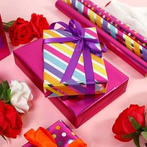 High Quality Metallic Coated Gift <b>Wrapping</b> <b>Paper</b> <b>Roll</b> Printed for Daily Use - Product Image 4