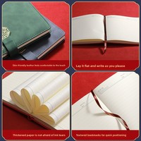 Coffret Cadeau Carnet d'Affaires A5 en PU avec Clé USB Personnalisée Style Chinois et 100 Feuilles