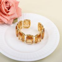 Bracelet, collier et bague extensibles punk style hip-hop exagéré en cristal TIANSHE pour femme
