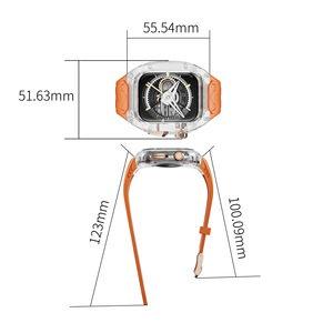 สายซิลิโคนพร้อมเคสสำหรับ <span class=keywords><strong>Apple</strong></span> <span class=keywords><strong>Watch</strong></span> 41มม. 40มม. สำหรับ iWatch <span class=keywords><strong>Series</strong></span> 9 8 <span class=keywords><strong>7</strong></span> SE สายกีฬาผู้ชายผู้หญิงพร้อมตัวป้องกันกันชน - Product Image 3