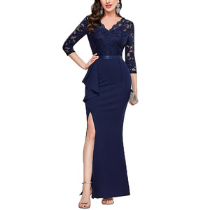 Nuevo Vestido Largo Elegante de Estilo Europeo y Americano 2026 para Mujer, Vestido de Sirena, Vestido de Dama de Honor, Vestido de Noche - Product Image 4