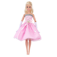 Nouvel ensemble de vêtements pour poupée mini-bébé de 30 cm (11 pouces) pour filles, robe et jupe avec manches