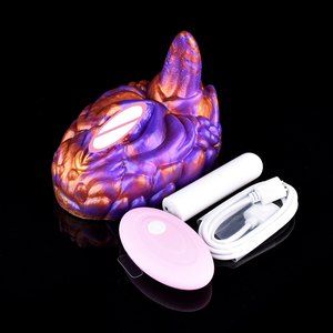 NNSX软液体硅胶性研磨机阴道按摩女性手淫振动阴部形状按摩棒 - Product Image 4