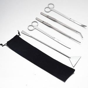 Pince à épiler et ciseaux pour plantes aquatiques, en acier inoxydable, pour aquariums, bacs plantés et aménagement paysager, livraison transfrontalière - Product Image 2