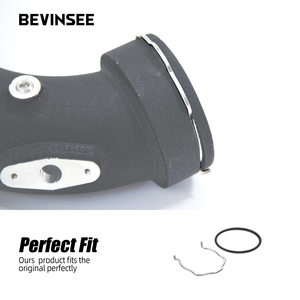 BEVINSEE für N54/N55 Ladeluftrohr Drosselklappen-Reparaturset mit C-Clip & O-Ring für BMW E90/E91/<span class=keywords><strong>E92</strong></span>/E93 <span class=keywords><strong>335i</strong></span> 335xi E82/E88 135i - Product Image 4