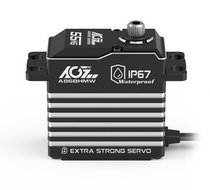 AGFRC 55KG, Motor sin Escobillas Programable a Prueba de Agua, Tamaño Grande, Color Negro, A86BHMW, para Camioneta/Buggy RC 1/8 - Product Image 2