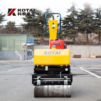 KD008 0.8ton Mini Pompe Hydraulique Moteur Diesel Double Tambour Route Rouleau Compacteur Machine