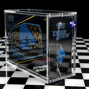 Boîte d'entraînement personnalisée SYP Clear Elite Plus Version Noir et Or avec vitrine pour <span class=keywords><strong>Zacian</strong></span> & Zamazenta Acrylique <span class=keywords><strong>ETB</strong></span> Plus - Product Image 2