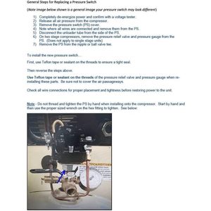 Pressostat Ingersoll Rand G1/2 SPDT IP65 pour compresseur d'air - Product Image 6