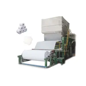 Tamaño personalizado de alta calidad precio barato papel higiénico máquina de papel tisú