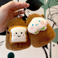Porte-clés en peluche Capybara, jouet en peluche avec rembourrage en coton PP, 31cm-50cm, cadeau d'anniversaire pour l'année du Serpent - Vente en gros