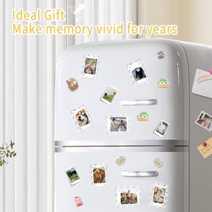 Cadre photo magnétique en acrylique 3x4 pour réfrigérateur, cadres transparents festonnés pour photos <span class=keywords><strong>Instax</strong></span>, cadre pour réfrigérateur - Product Image 4