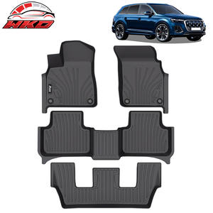 Alfombrillas para Audi Q7/SQ7 2020-2025, Alfombras de TPE para Todo Clima, Revestimiento 3D Moldeado Estilo IKON, Impermeables - Product Image 1