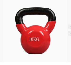 <span class=keywords><strong>Kettlebell</strong></span> en fonte noire avec revêtement poudré, 4 à <span class=keywords><strong>32</strong></span> <span class=keywords><strong>kg</strong></span>, personnalisable avec logo, coque moulée, creuse, avec ou sans anneaux colorés - Product Image 1