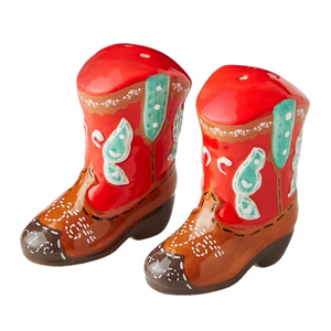 Accessoires <span class=keywords><strong>de</strong></span> cuisine faits à la main, bottes <span class=keywords><strong>de</strong></span> <span class=keywords><strong>cowboy</strong></span> occidentales en céramique décoratives rustiques <span class=keywords><strong>de</strong></span> ferme, salières et poivrière - Product Image 6