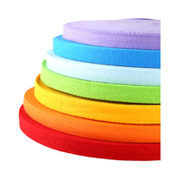 Ruban sergé personnalisable de 10 mm, coloré, à chevrons, en coton 100 %, sangle en tissu pour la couture de vêtements et de chaussures, haute ténacité