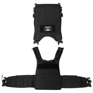 Gilet tactique modulaire léger MOLLE pour homme – Respirant, à libération rapide, porte-plaques réglable pour l'entraînement en extérieur - Product Image 4