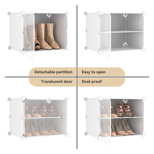 Smart Adjustable Multi-Layer Foldable Eco-Friendly <b>Shoe</b> Store Display Racks <b>Space</b>-<b>Saving</b> Plastic <b>Shoe</b> Rack Organizer Warehouse - Product Image 3