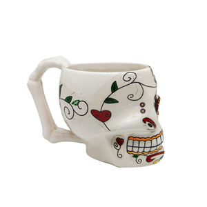 Tazas de Leche de Cerámica Creativas y Ecológicas, Tazas de Café de Halloween, Decoración del Hogar, Calaveras, Regalos Personalizables de Alta Calidad con Certificación CE - Product Image 5