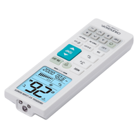 Control Remoto Universal para Aire Acondicionado, Precio de Fábrica al por Mayor, Plástico, 38KHZ, Pantalla LED Digital, Función de Temporizador, Alcance de 8M
