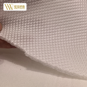 Personnalisation OEM <span class=keywords><strong>Tissu</strong></span> en maille 3D Spacer léger en polyester à séchage rapide et à flux d'air pour empeigne de chaussure de sport confortable - Product Image 5
