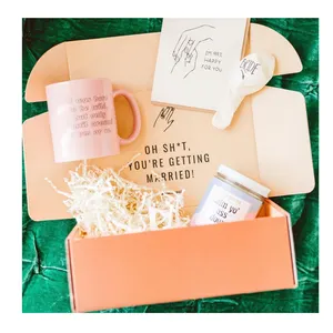 Custom Logo Printed Kraft Clothing / Gift / Shoes Gift Paper Box Packaging Cardboard Shipping Mailer Paper Gift Box