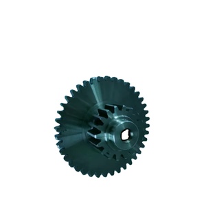 Nhà Máy Trực Tiếp Bán Với Hub Din5481 17x20 Hợp Chất Pom Spur Bánh Răng Bánh Xe 2 Mm Đường Bore Bevel Gear/gearwheel/Hộp Số Lắp Ráp - Product Image 1