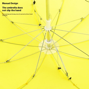 Parapluie droit super mini 3D stéréo pour enfants, motif oreilles d'animaux de dessin animé mignon, cadeau publicitaire pour la rentrée scolaire, vente en gros - Product Image 6