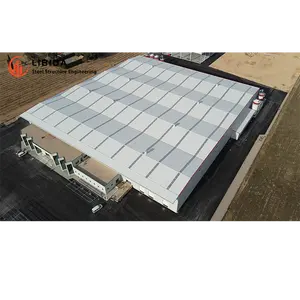 Industrial Prefab Warehouse Metal Building Carbon Steel Structure Workshop Factory Garage Or Warehouse With Metal Frame