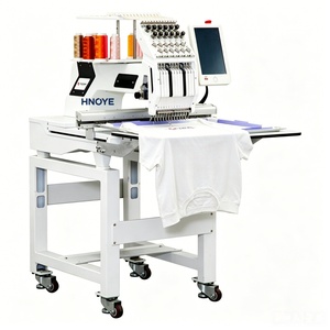 Machine à broder informatisée à tête unique 12 aiguilles 1200 tr/min pour broderie plate de casquettes et de t-shirts - Product Image 6