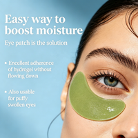 Patch pour les yeux en marque privée pour les poches sous les yeux et les ridules avec patch pour les yeux en hydrogel rafraîchissant au matcha, masque pour les yeux coréen