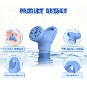 New Product Idea 2025 Camping Pet Adult Children Bath Accessory <b>Shower</b> Head Fits Most Plastic Mineral Water Bottle - Product Image 3