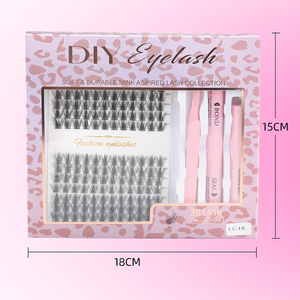 ขนตาปลอมแบบใยสังเคราะห์ขายส่ง รับทำแบรนด์ส่วนตัว ขนตาแบบเส้นบางพิเศษ รับผลิตโลโก้ ชุดขนตาปลอม - Product Image 4