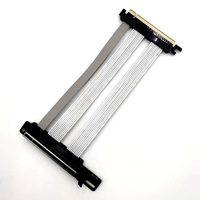 Câble Riser PCIe 5.0 16X 128 Go/s Gen 5 pour Carte Graphique GPU, Câble d'Extension Compatible PCIe 4.0 5090, Accessoires Informatiques