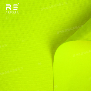 Hi-viz fluorescente neón Lucifer amarillo 500D + 1000D escuadrón duradero Cordura laminado combinado tela táctica laminada - Product Image 3
