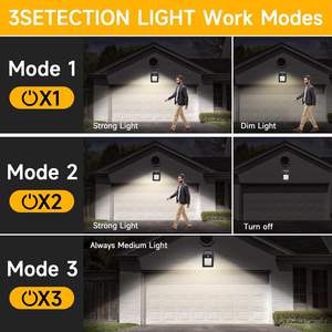 Lámpara Solar de Jardín con Detección de Movimiento, Impermeable IP65, Ahorro de Energía, LED, Montaje en Pared para Uso en Exteriores, Popular, Venta al Por Mayor - Product Image 5